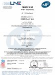 Certification AFNOR-LNE NF 513 - Me - Réaction au feu