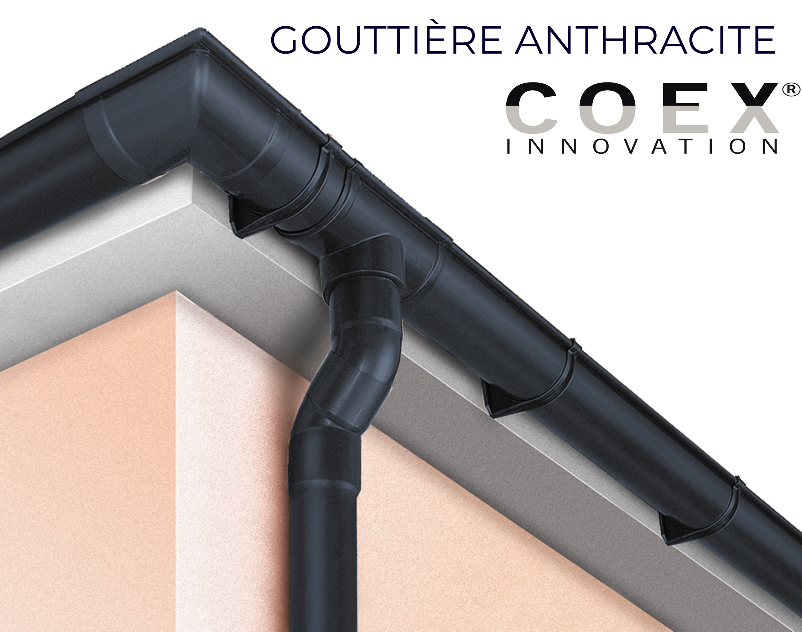 Gouttière Coex Anthracite